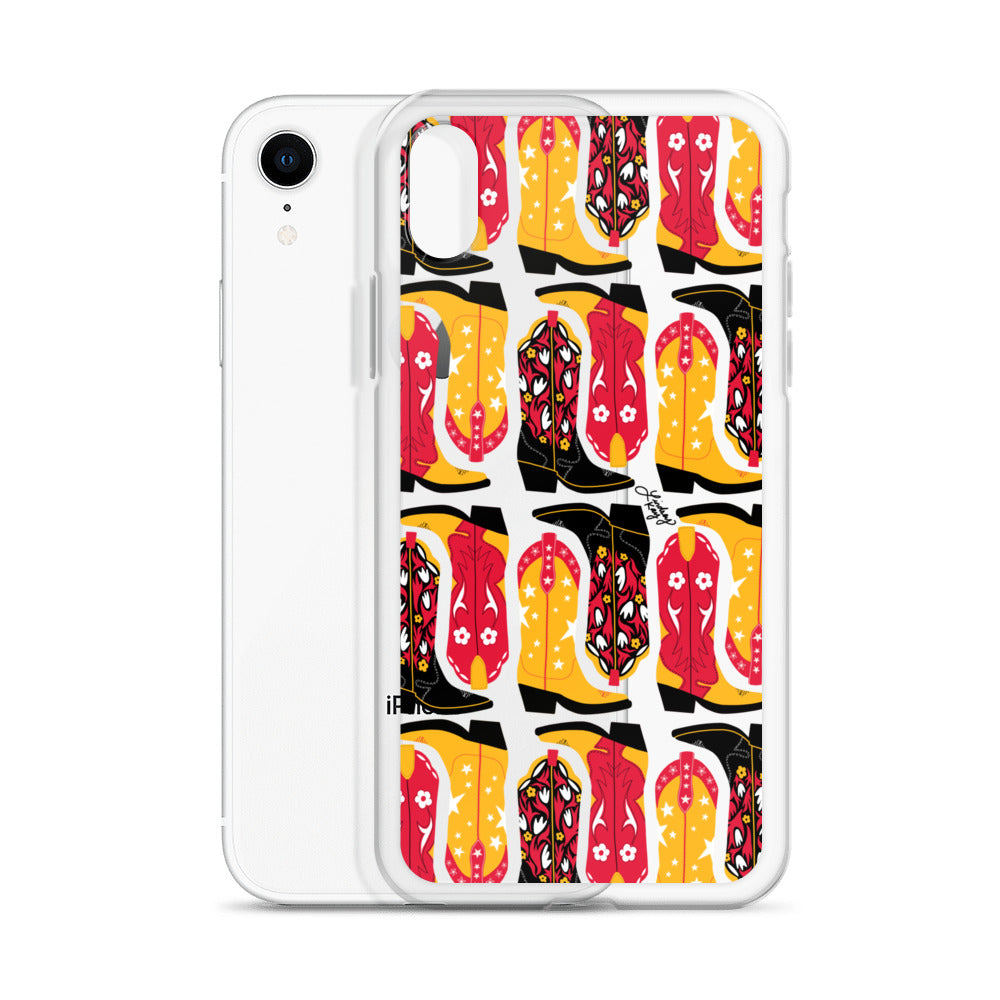 Kansas City Cowgirl Boots - Clear Case for iPhone®