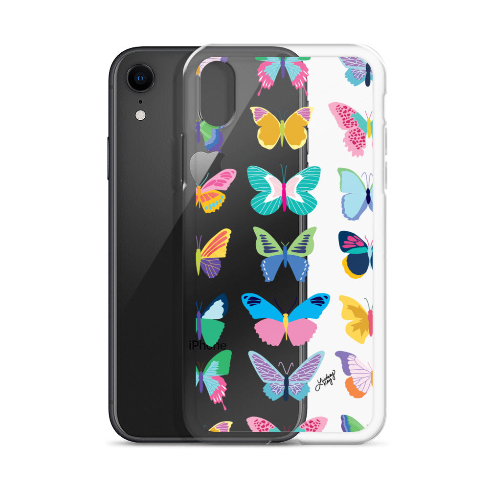 Colorful Butterflies - Clear Case for iPhone®