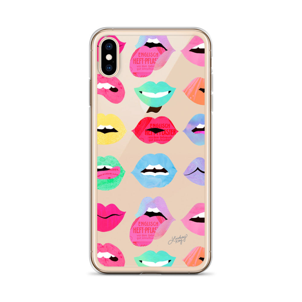 Rainbow Lips of Love - Clear Case for iPhone®