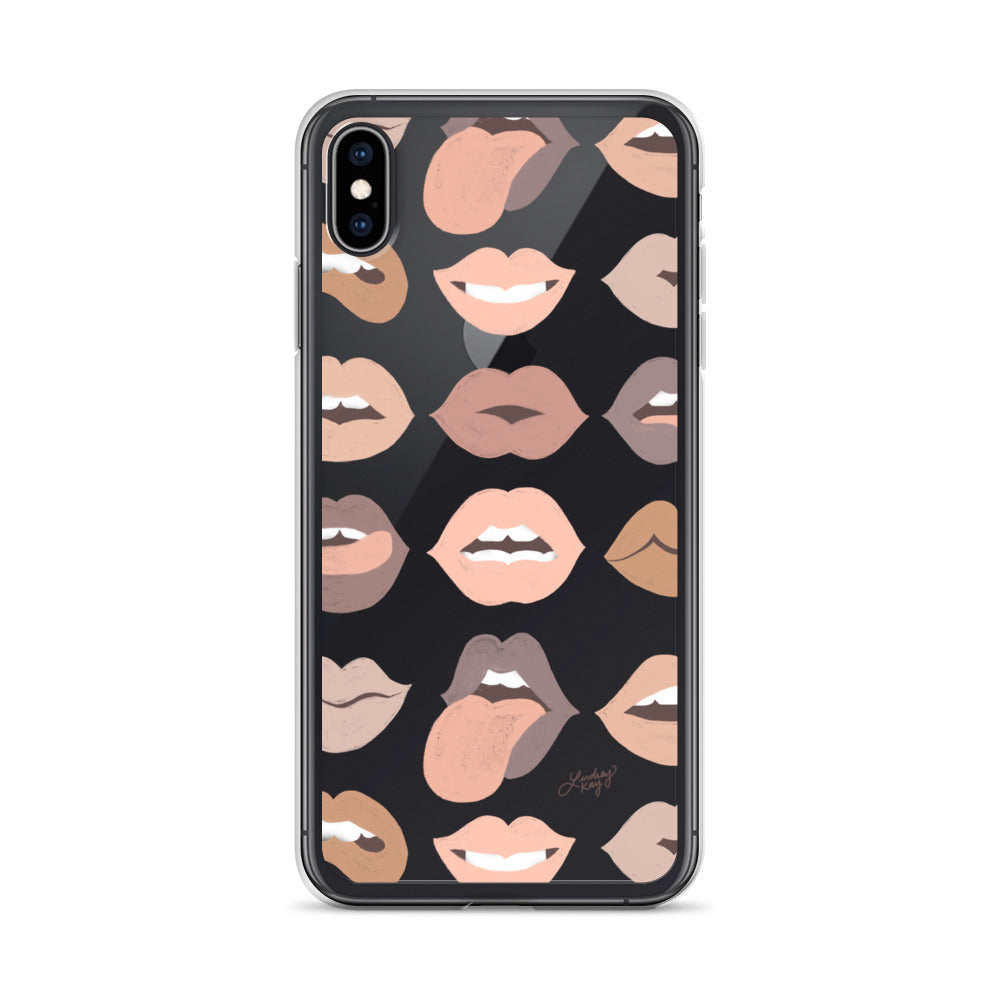 Neutral Lips of Love - Clear Case for iPhone®