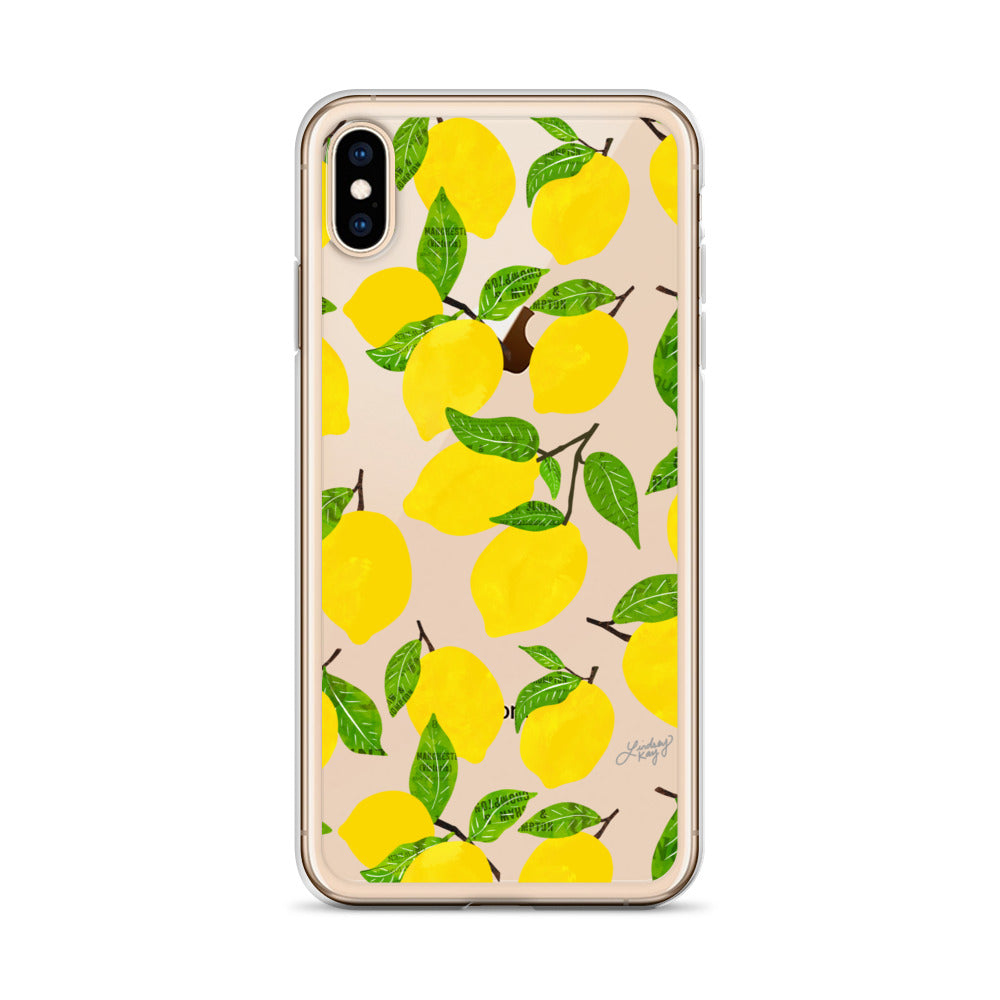 Ilustración de limones - Funda transparente para iPhone®