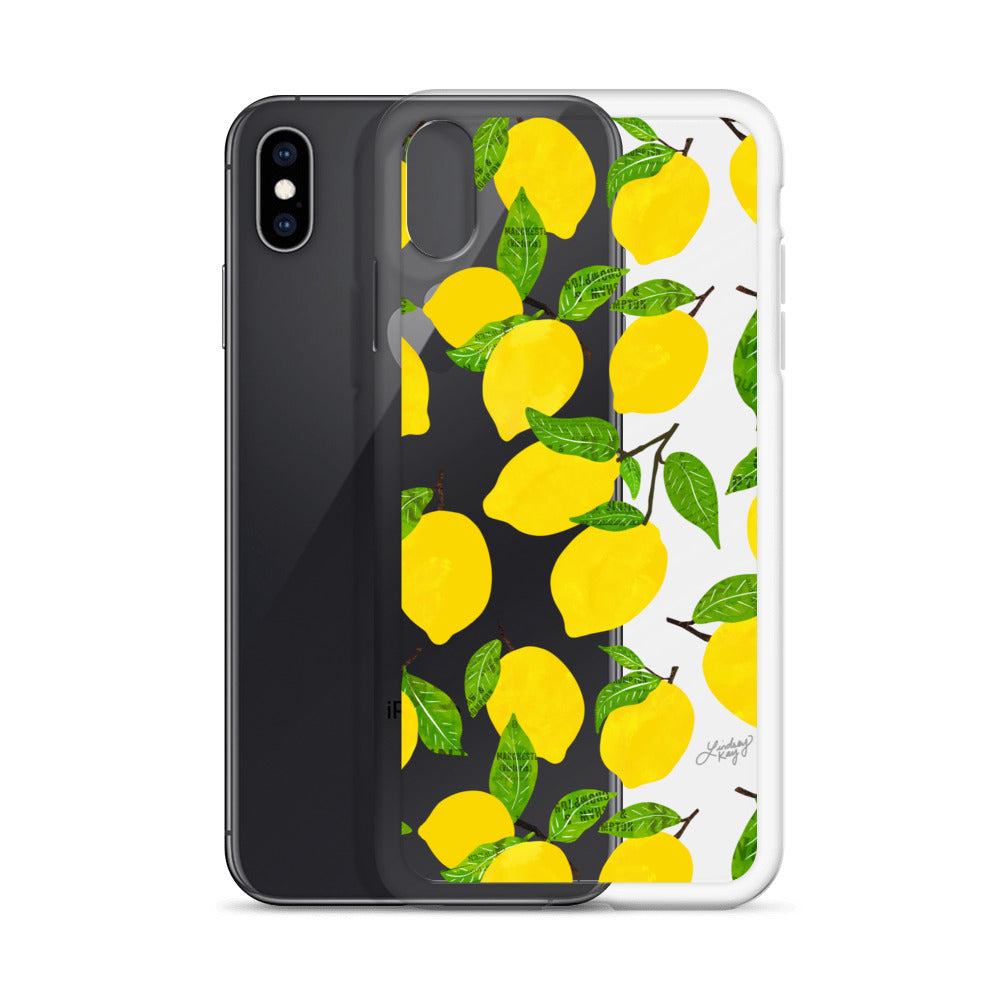 Ilustración de limones - Funda transparente para iPhone®