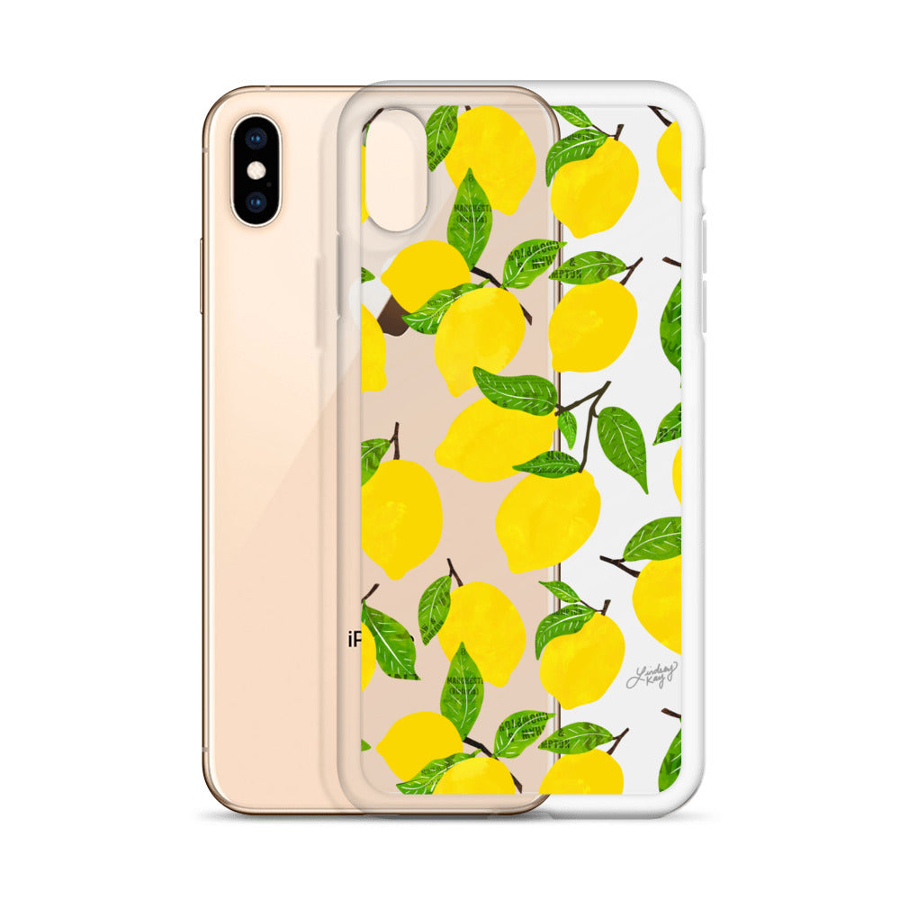 Ilustración de limones - Funda transparente para iPhone®