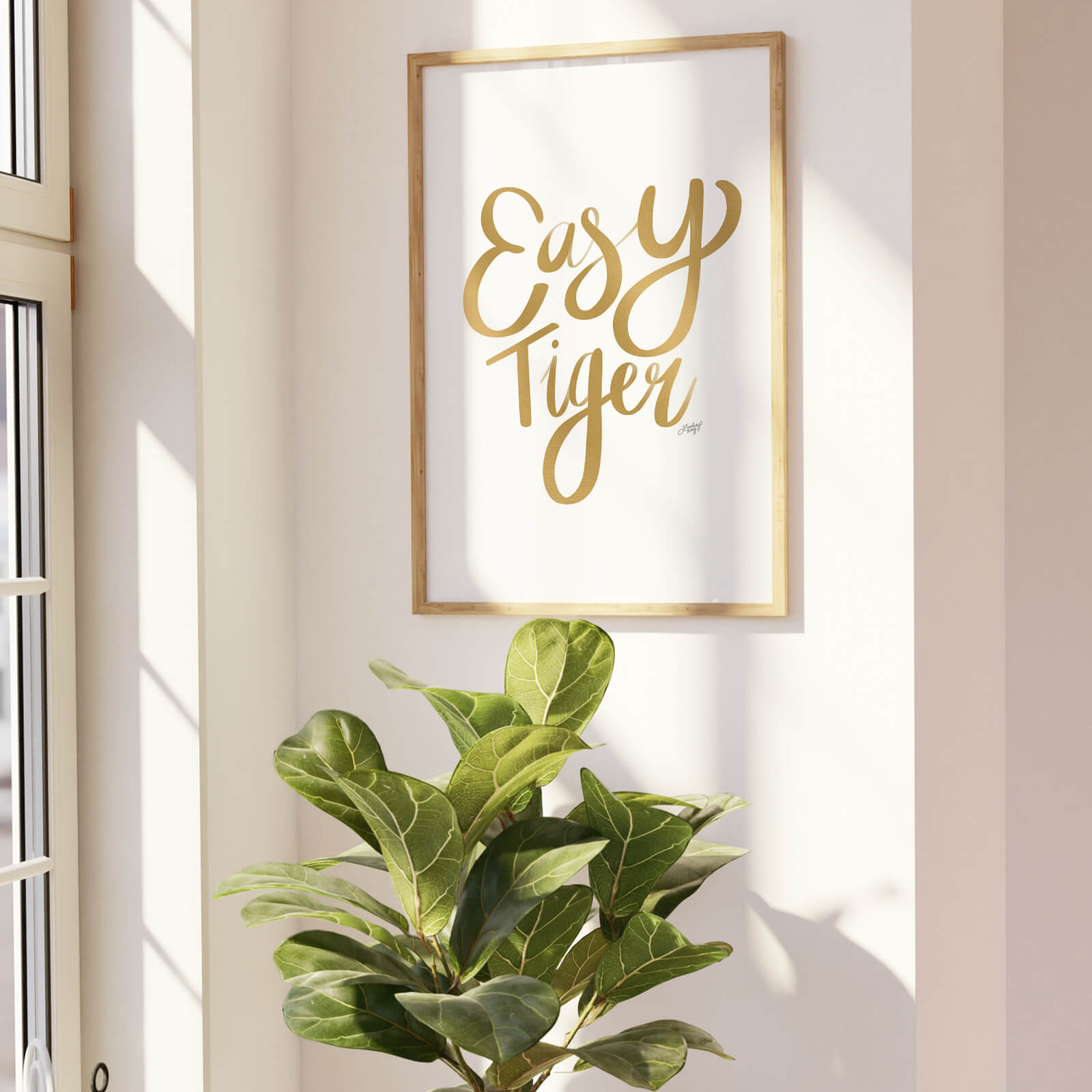 Easy Tiger - Art Print - Lindsey Kay Collective