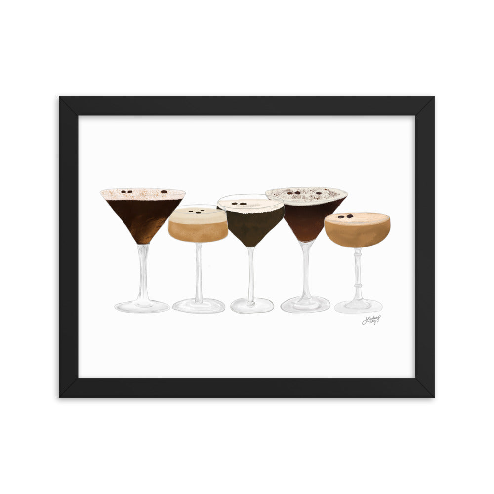 Espresso Martinis - Framed Matte Print