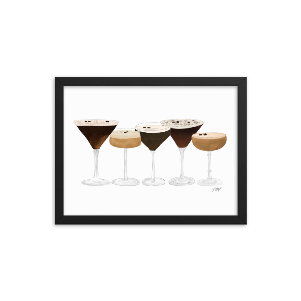Espresso Martinis - Framed Matte Print