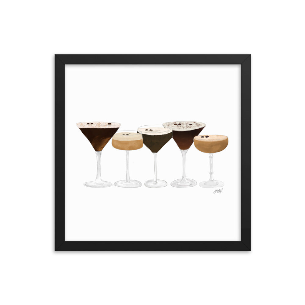 Espresso Martinis - Framed Matte Print
