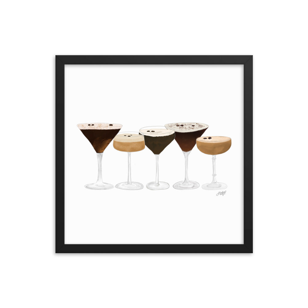 Espresso Martinis - Framed Matte Print