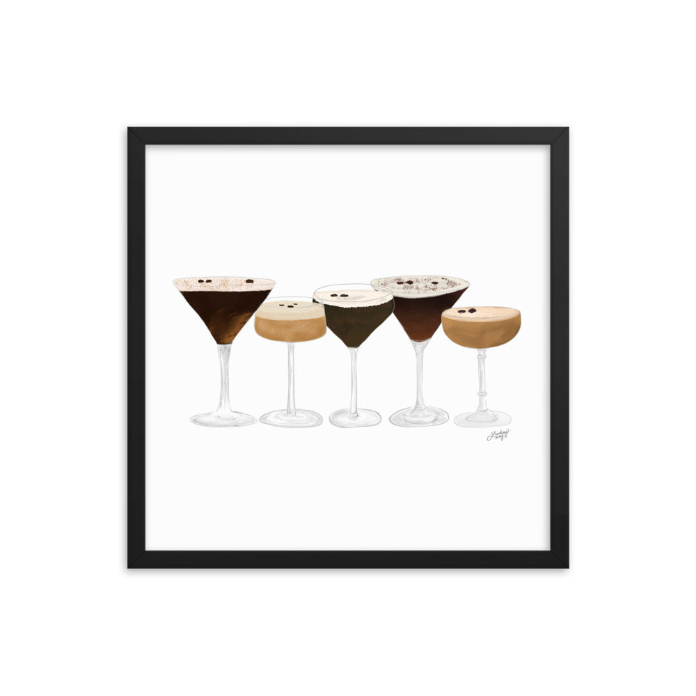 Espresso Martinis - Framed Matte Print
