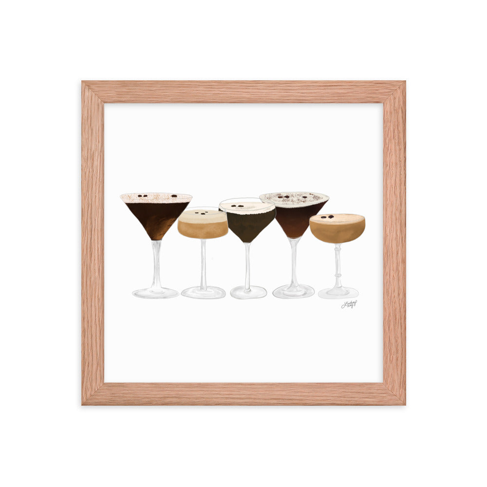 Espresso Martinis - Framed Matte Print