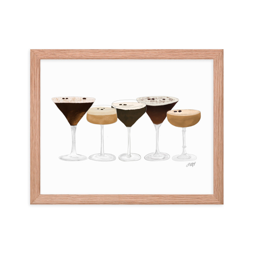 Espresso Martinis - Framed Matte Print