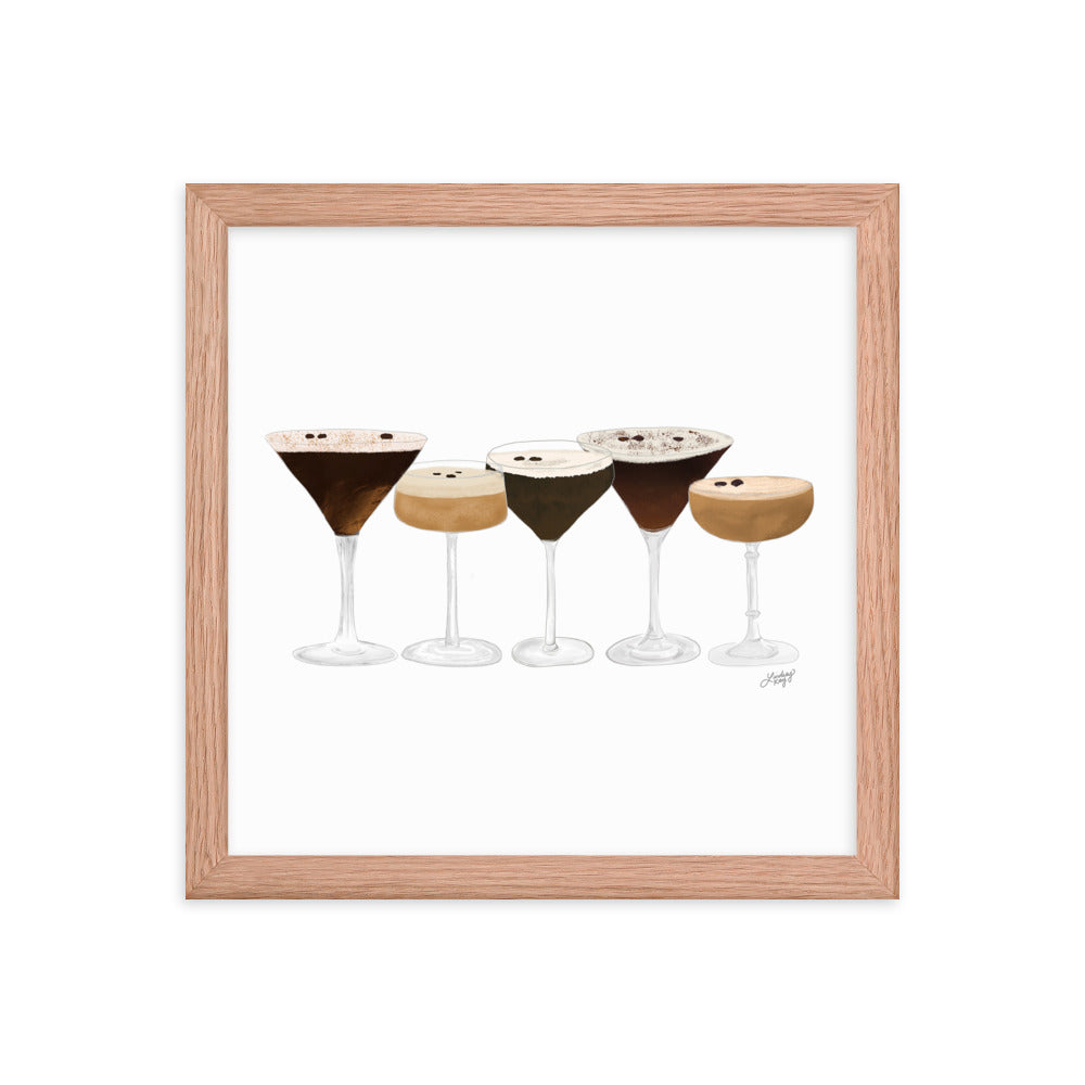Espresso Martinis - Framed Matte Print