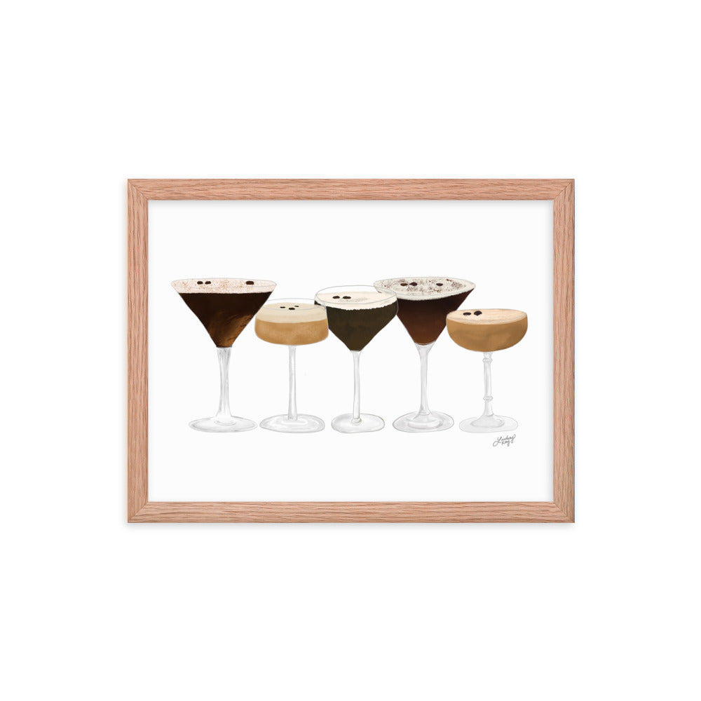 Espresso Martinis - Framed Matte Print