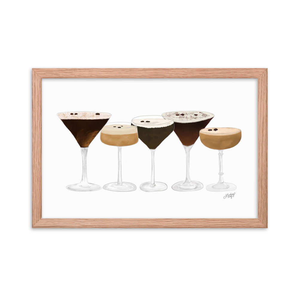 Espresso Martinis - Framed Matte Print
