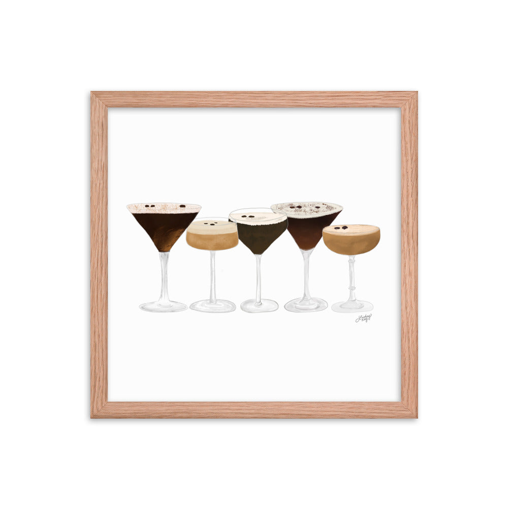 Espresso Martinis - Framed Matte Print