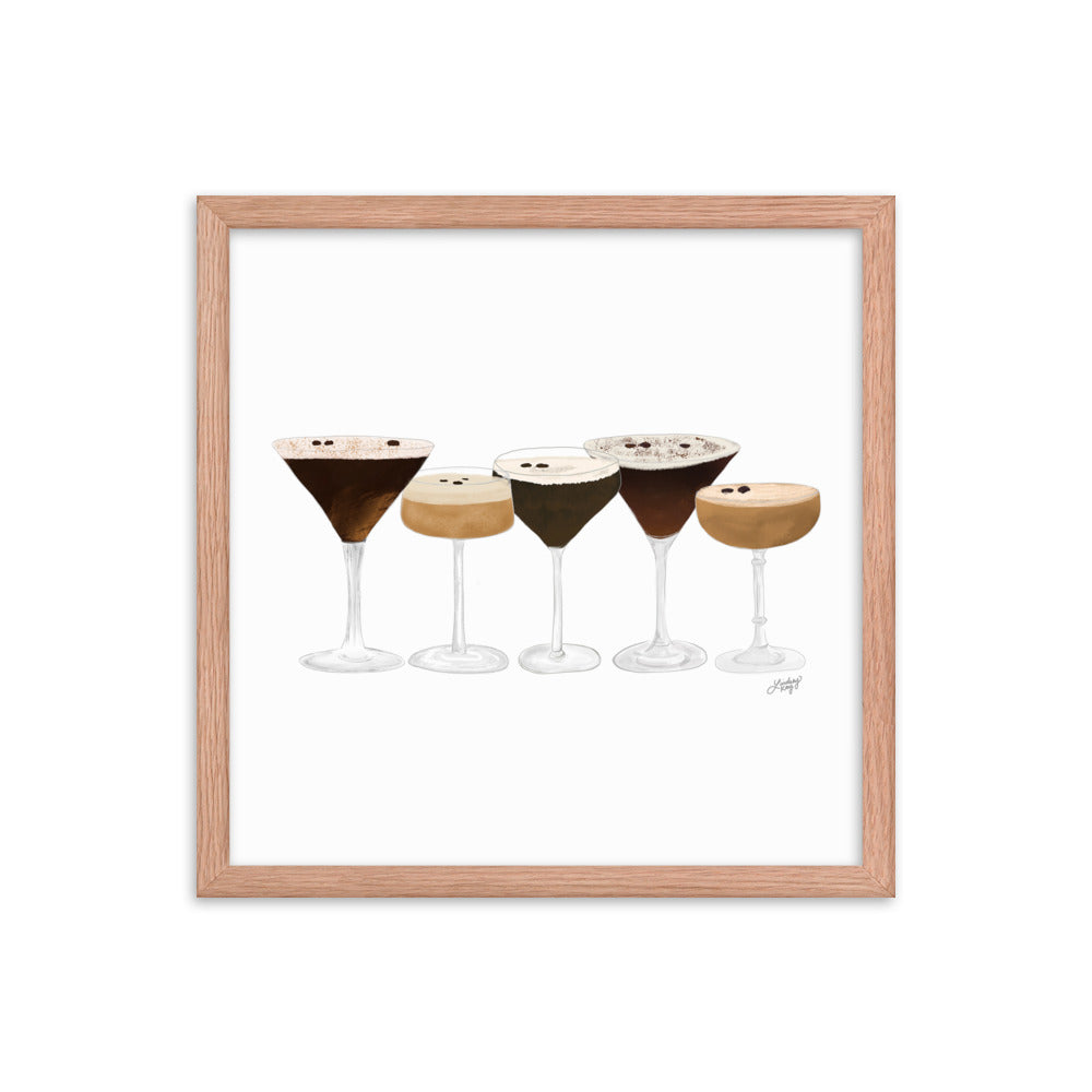 Espresso Martinis - Framed Matte Print