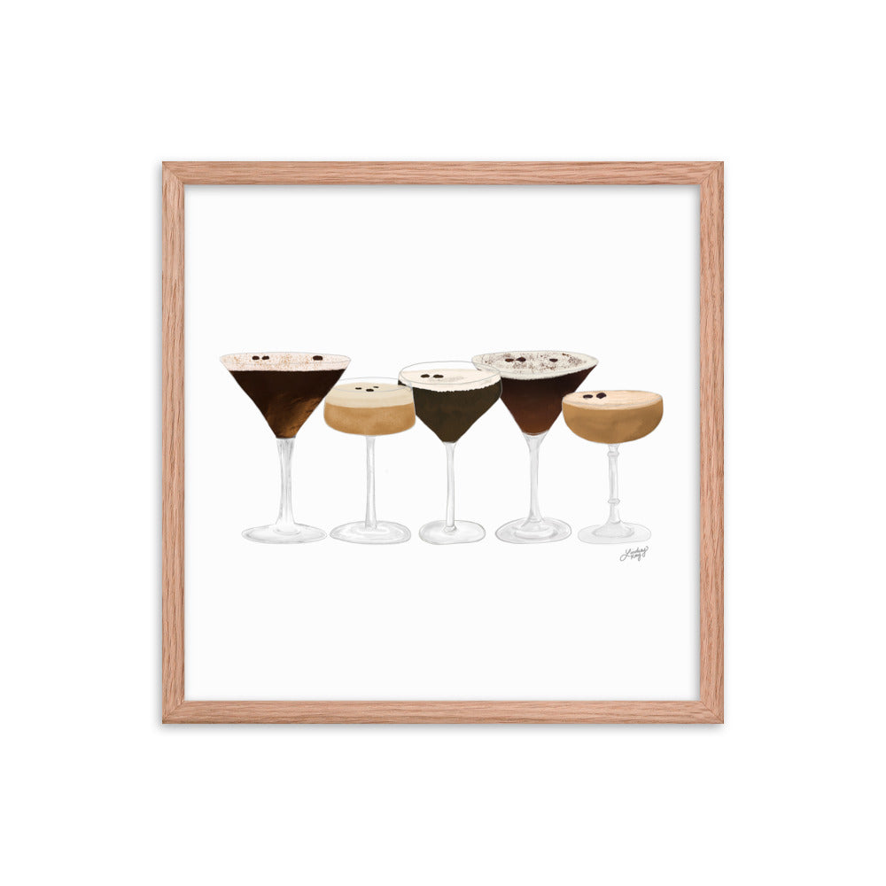 Espresso Martinis - Framed Matte Print