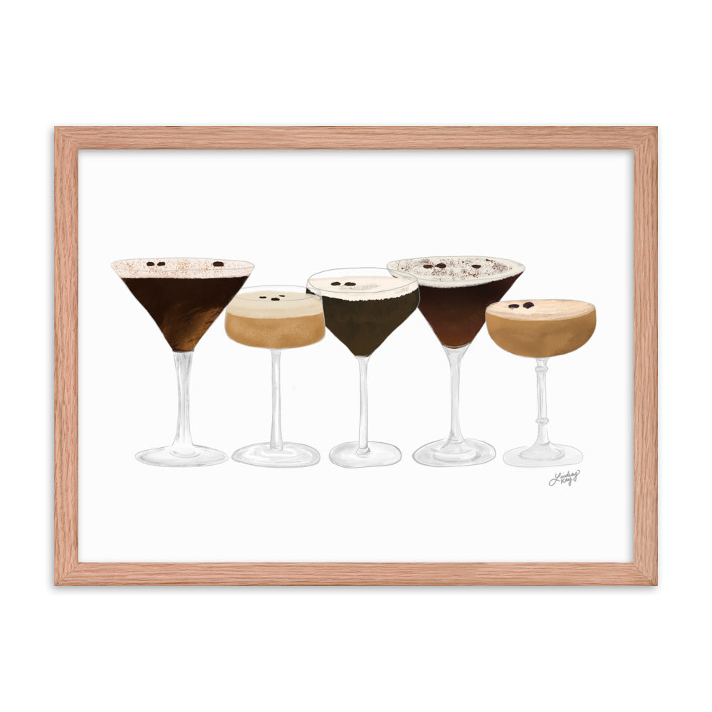 Espresso Martinis - Framed Matte Print