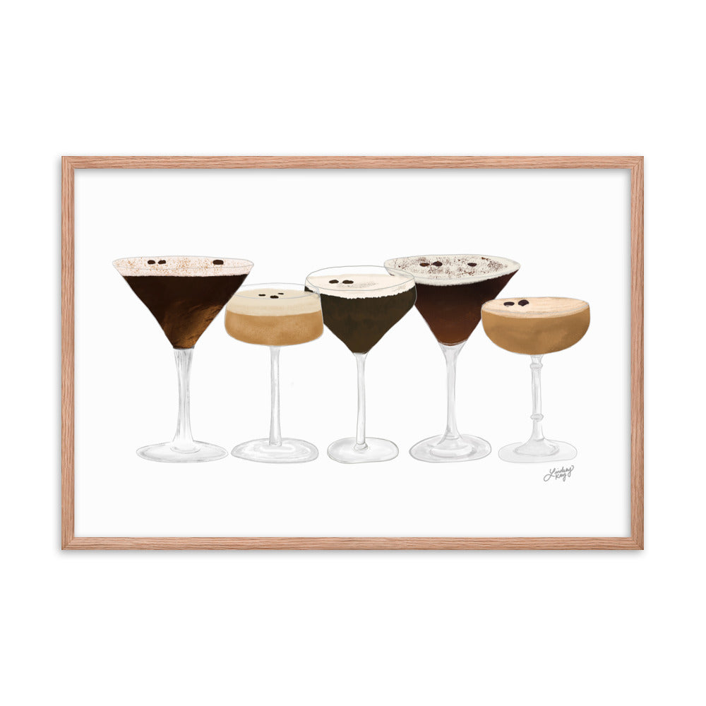 Espresso Martinis - Framed Matte Print