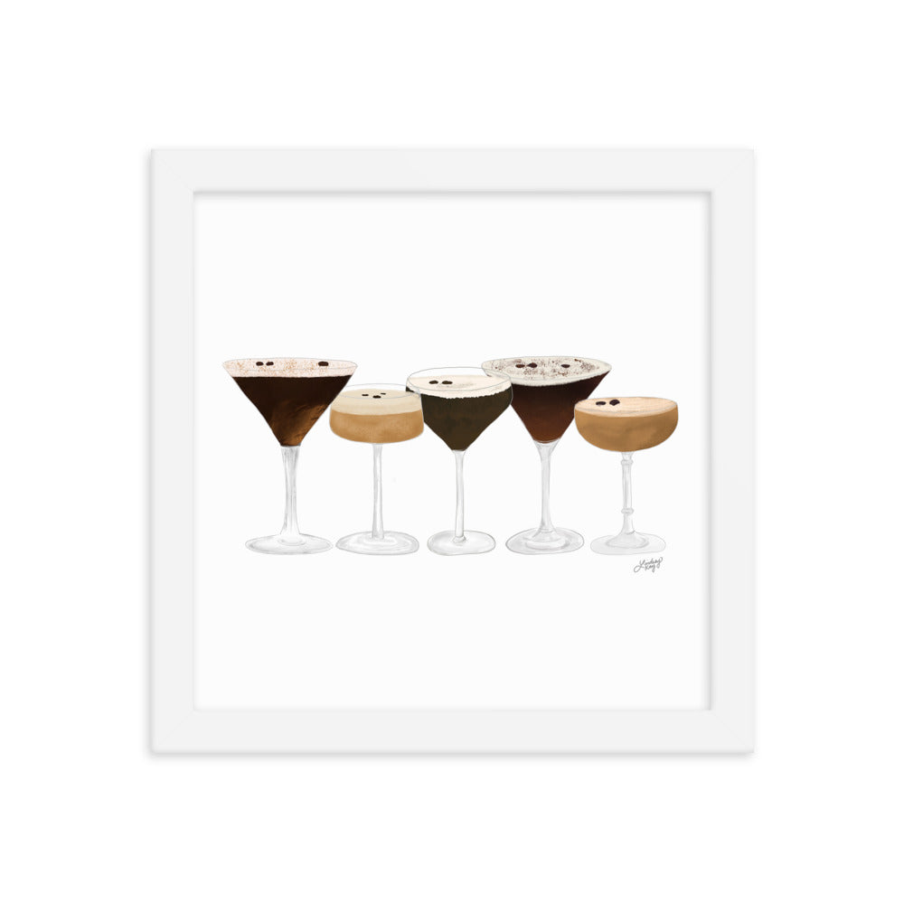 Espresso Martinis - Framed Matte Print