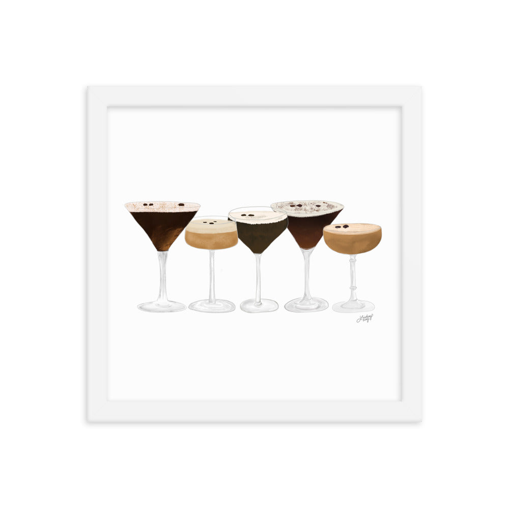 Espresso Martinis - Framed Matte Print