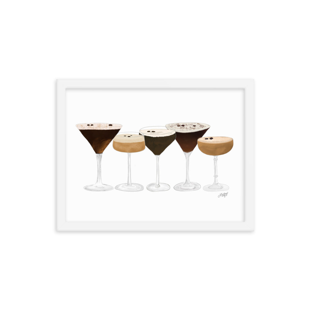 Espresso Martinis - Framed Matte Print