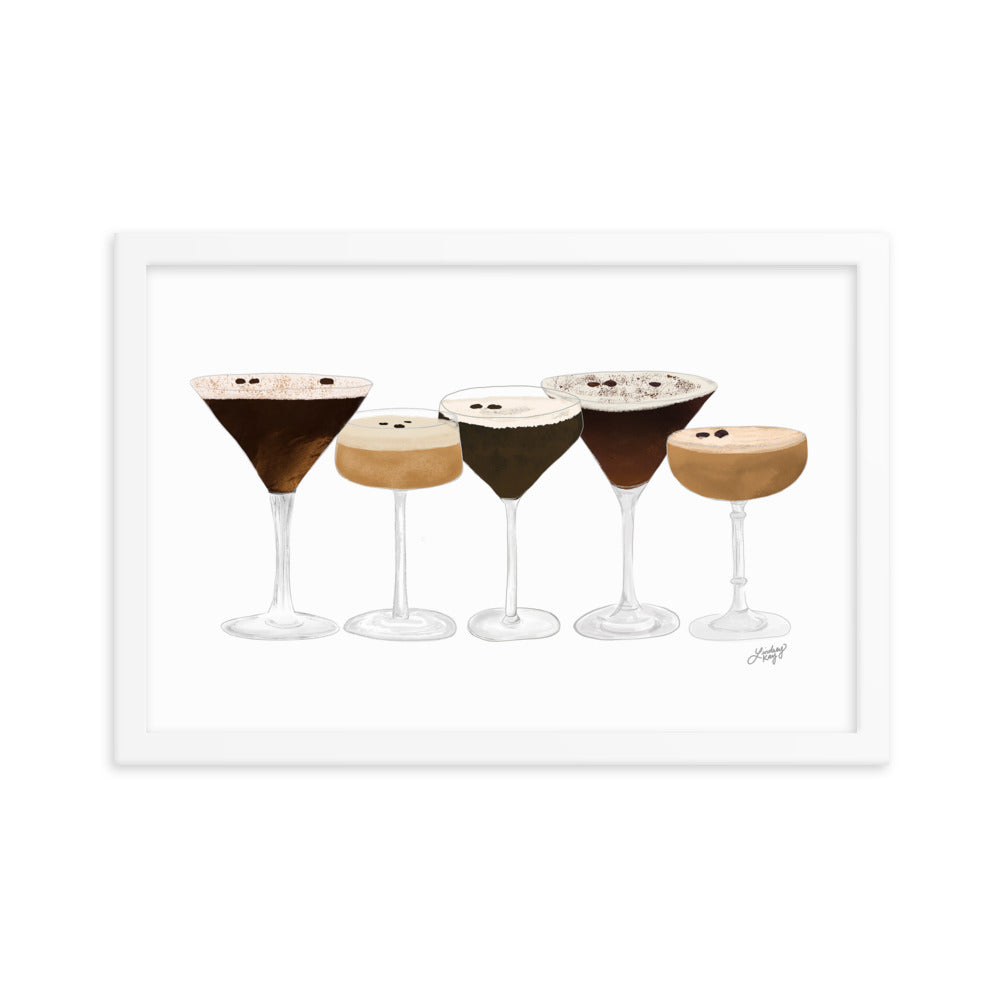 Espresso Martinis - Framed Matte Print