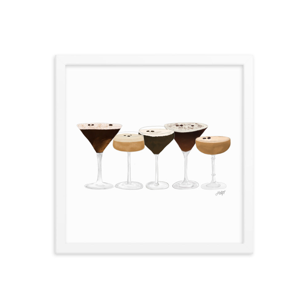 Espresso Martinis - Framed Matte Print