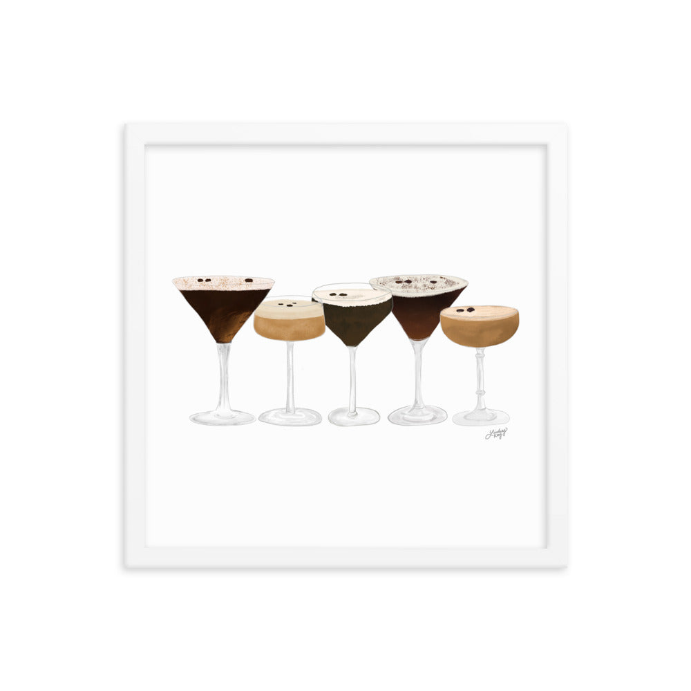 Espresso Martinis - Framed Matte Print