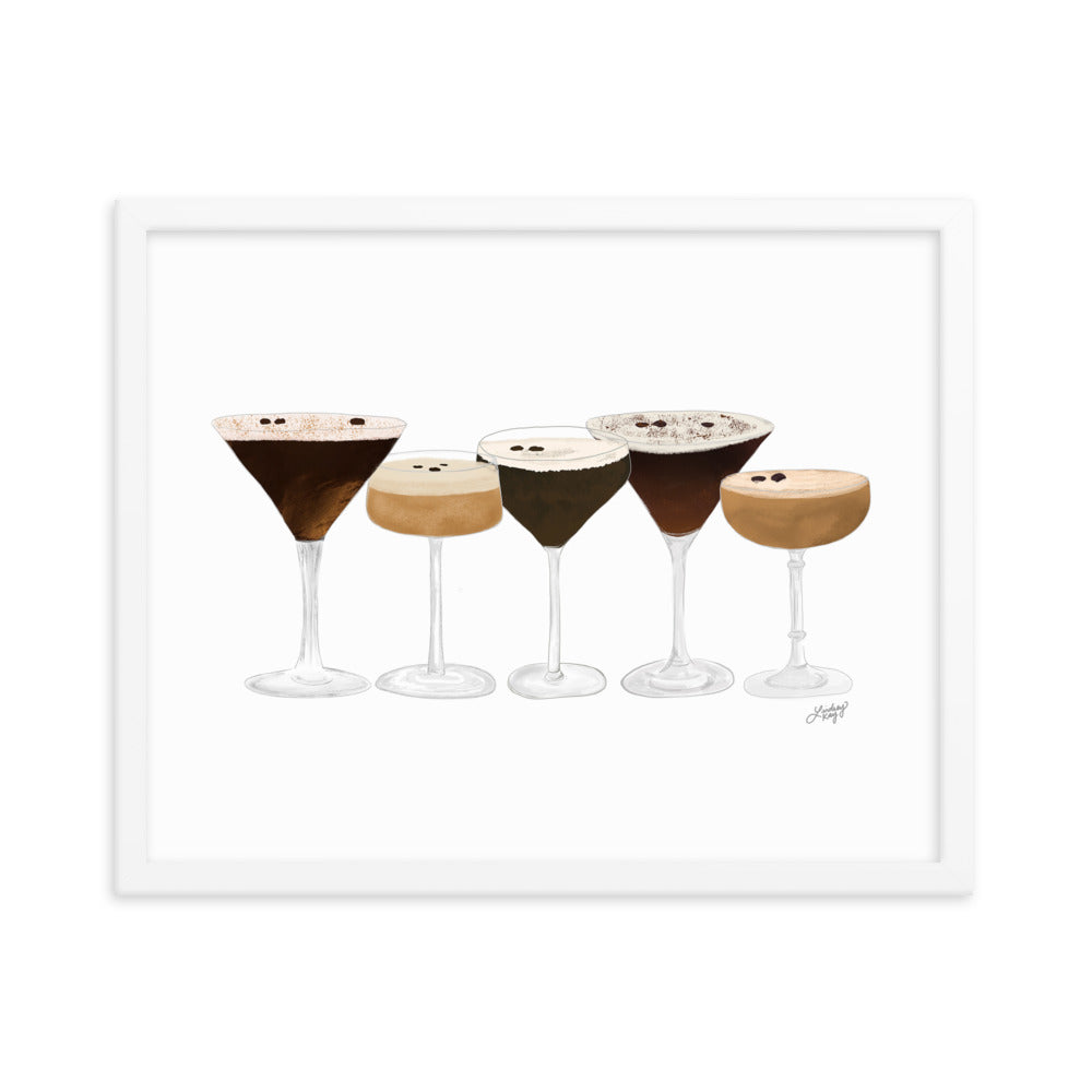 Espresso Martinis - Framed Matte Print