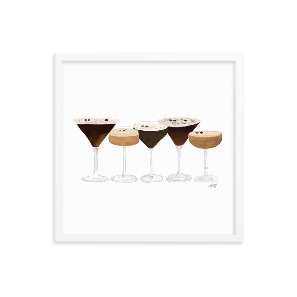 Espresso Martinis - Framed Matte Print