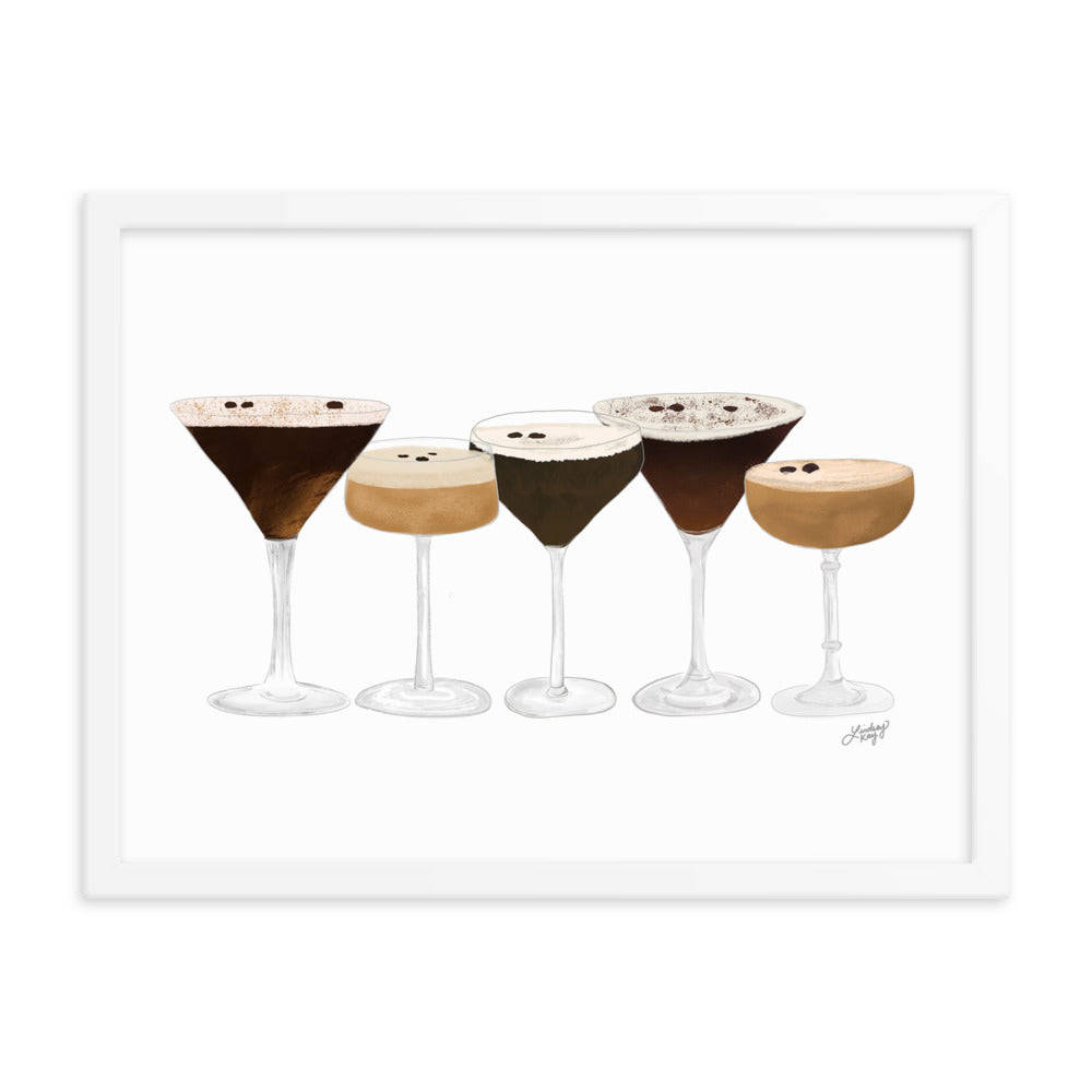 Espresso Martinis - Framed Matte Print