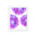 Illustration de boules disco violettes - Impression mate encadrée