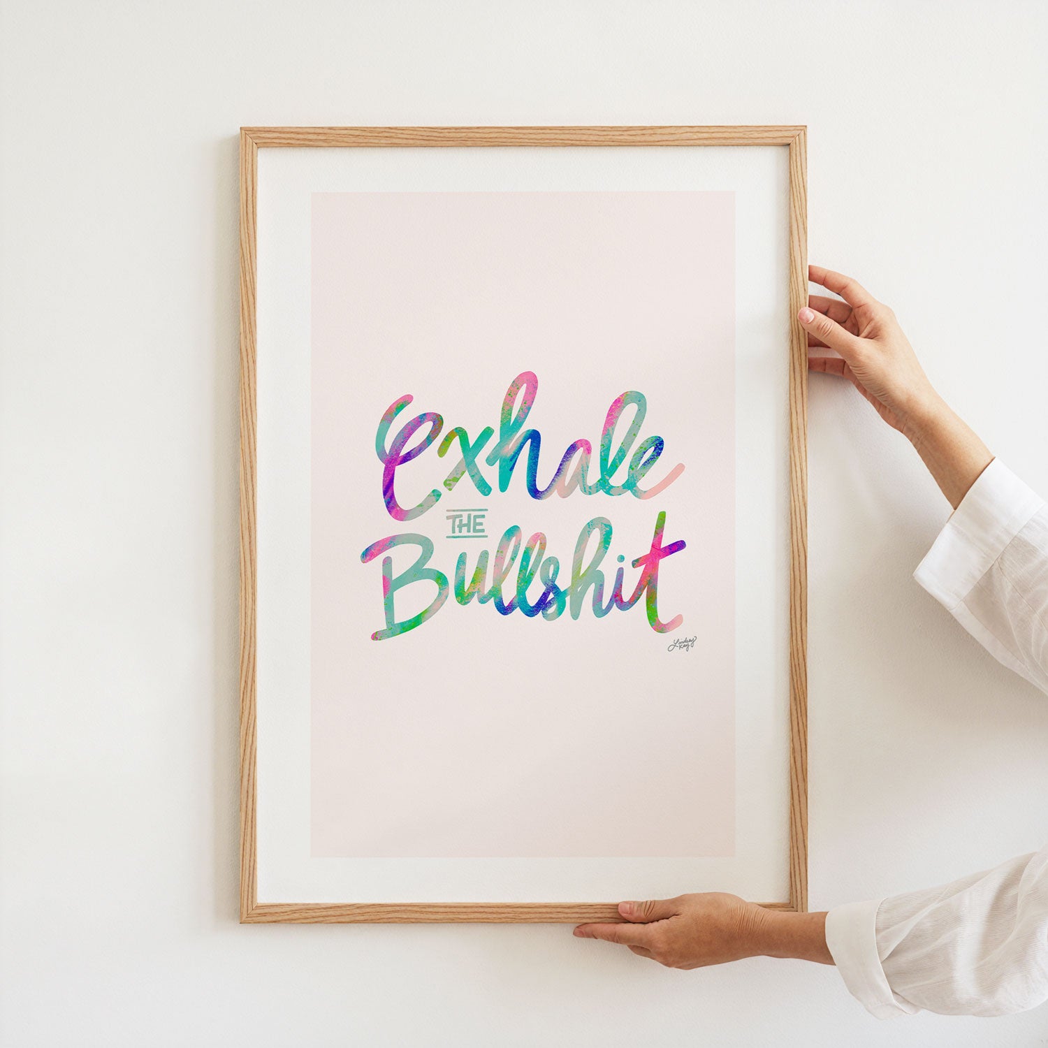 Exhala la mierda*t - Impresión de arte