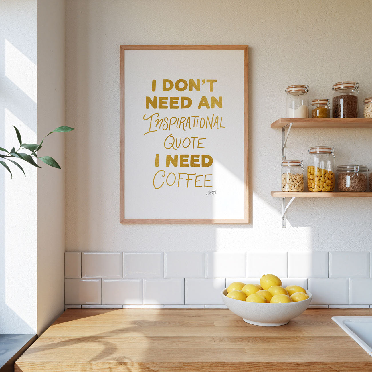 Hand-lettered She Has Grace in Her Heart and Fire in Her Soul art print by Lindsey Kay Collective – inspirational black and white wall art – perfect for nurseries, female office decor, dorm rooms, or empowering gallery walls – printed on enhanced matte paper with vibrant inks – available in 10 sizes