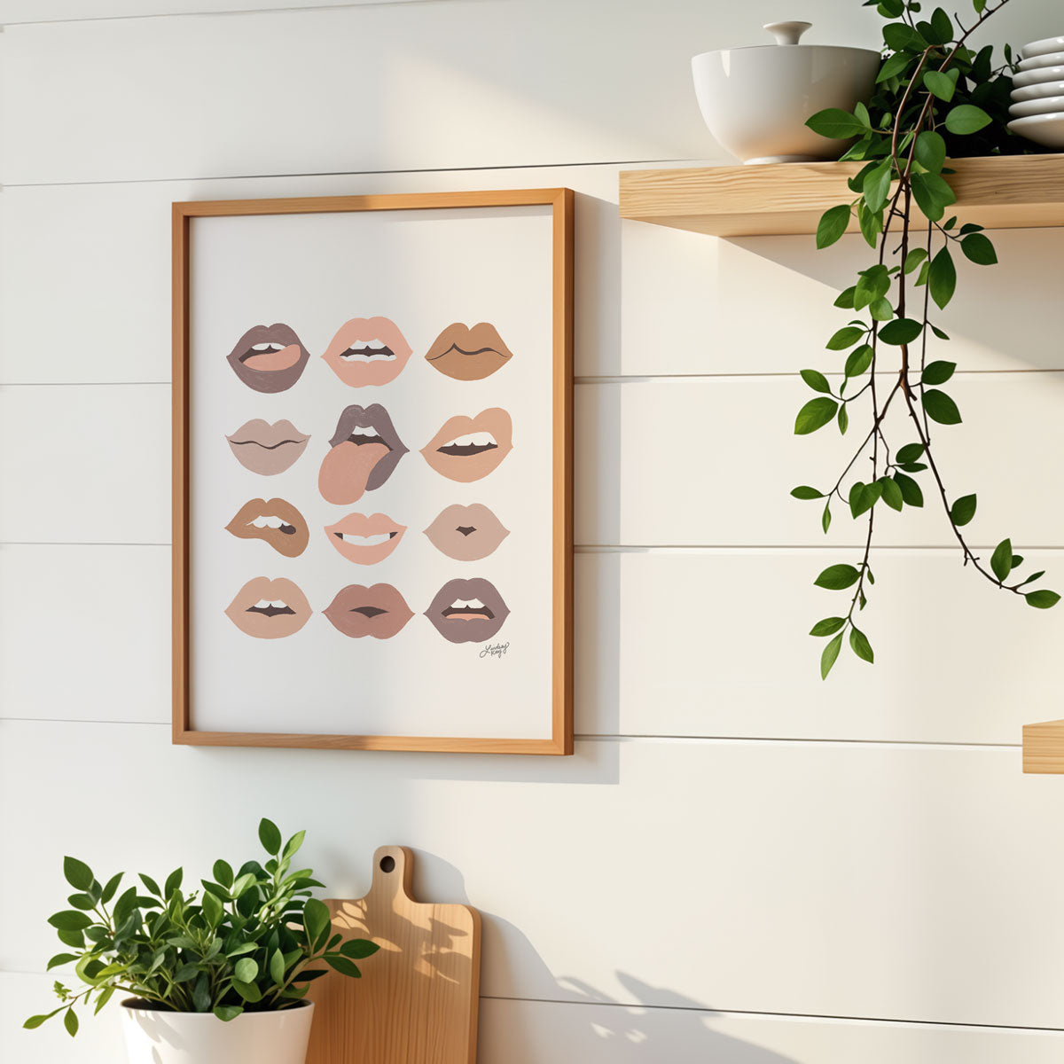 Lips of Love Illustration - Art Print
