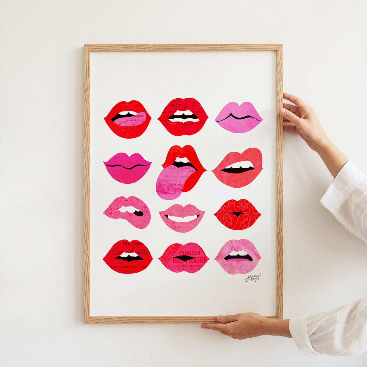 Lips of Love Illustration - Art Print