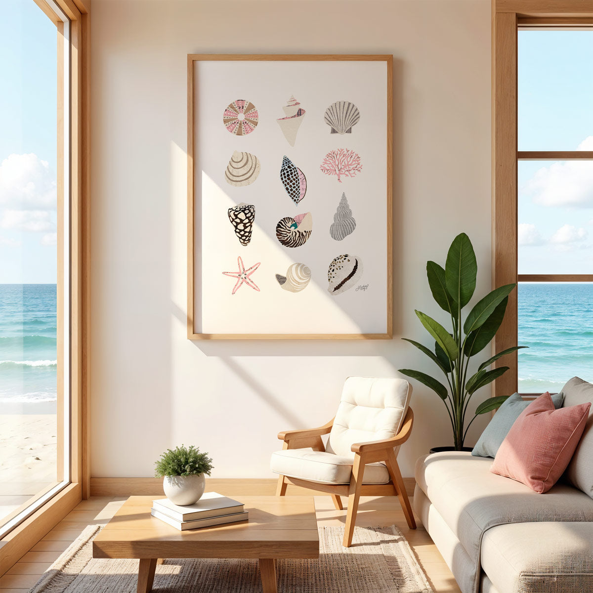 Conchas marinas - Impresión de arte