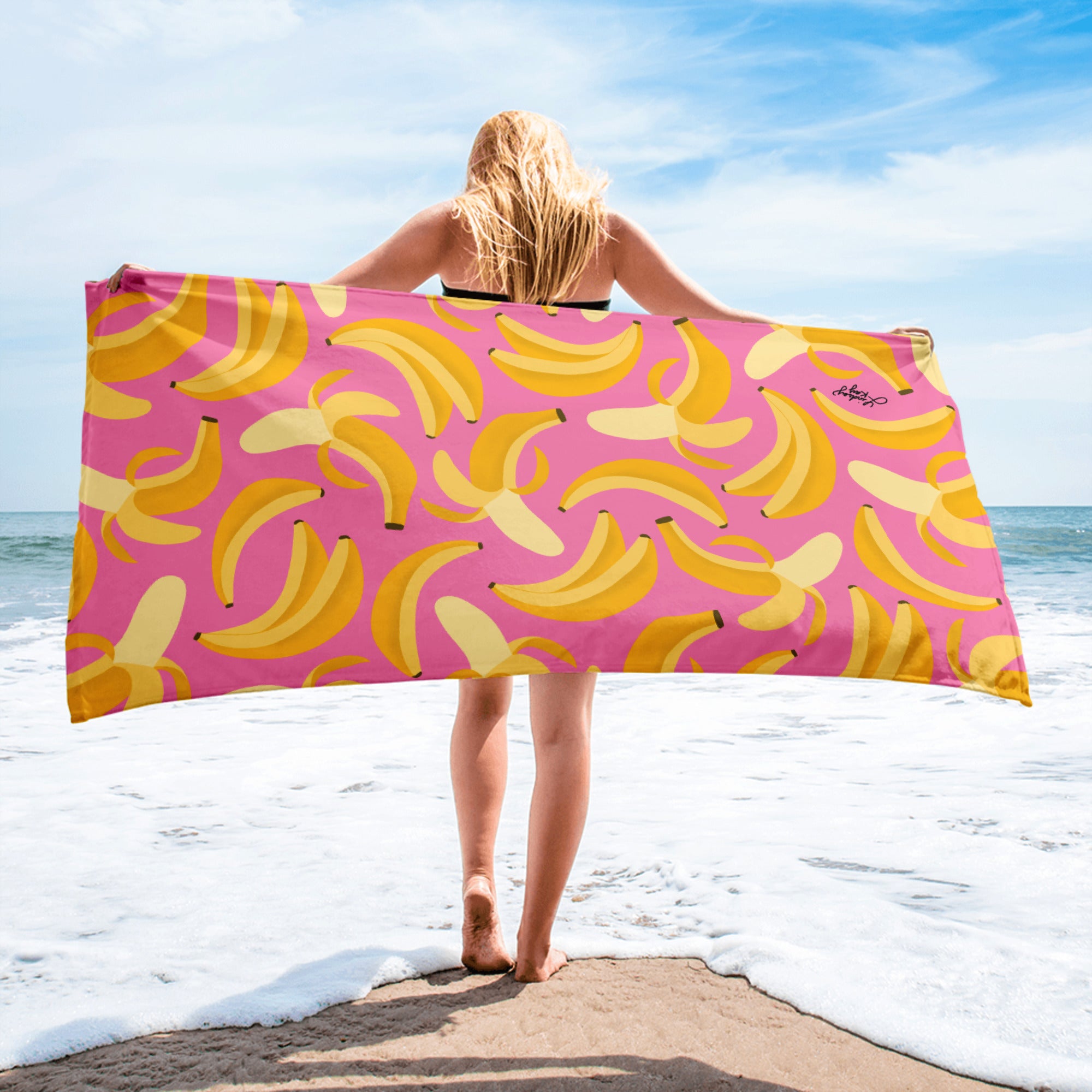 Bananas Pattern - Beach Towel