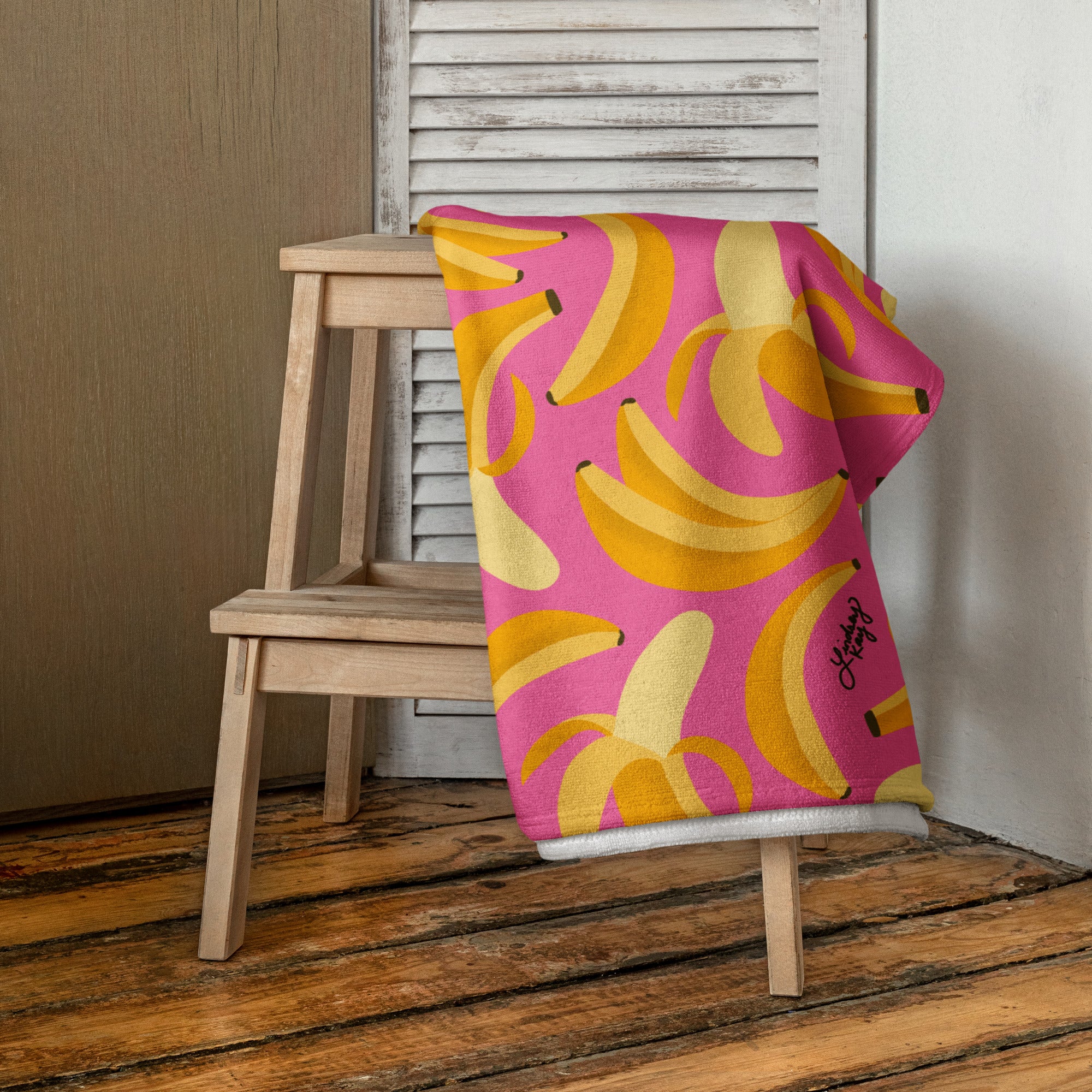 Bananas Pattern - Beach Towel