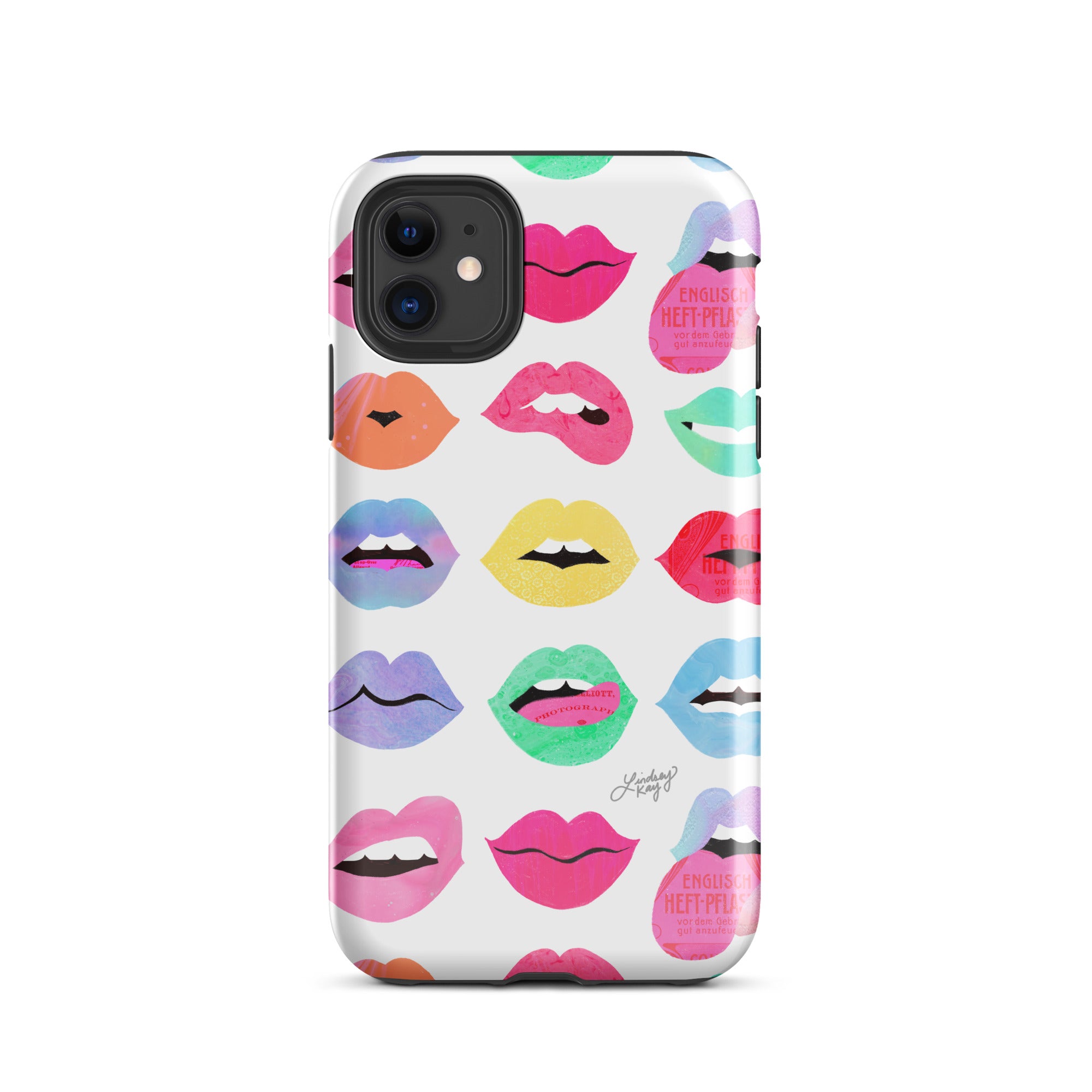 Labios de amor arcoíris - Funda resistente para iPhone®