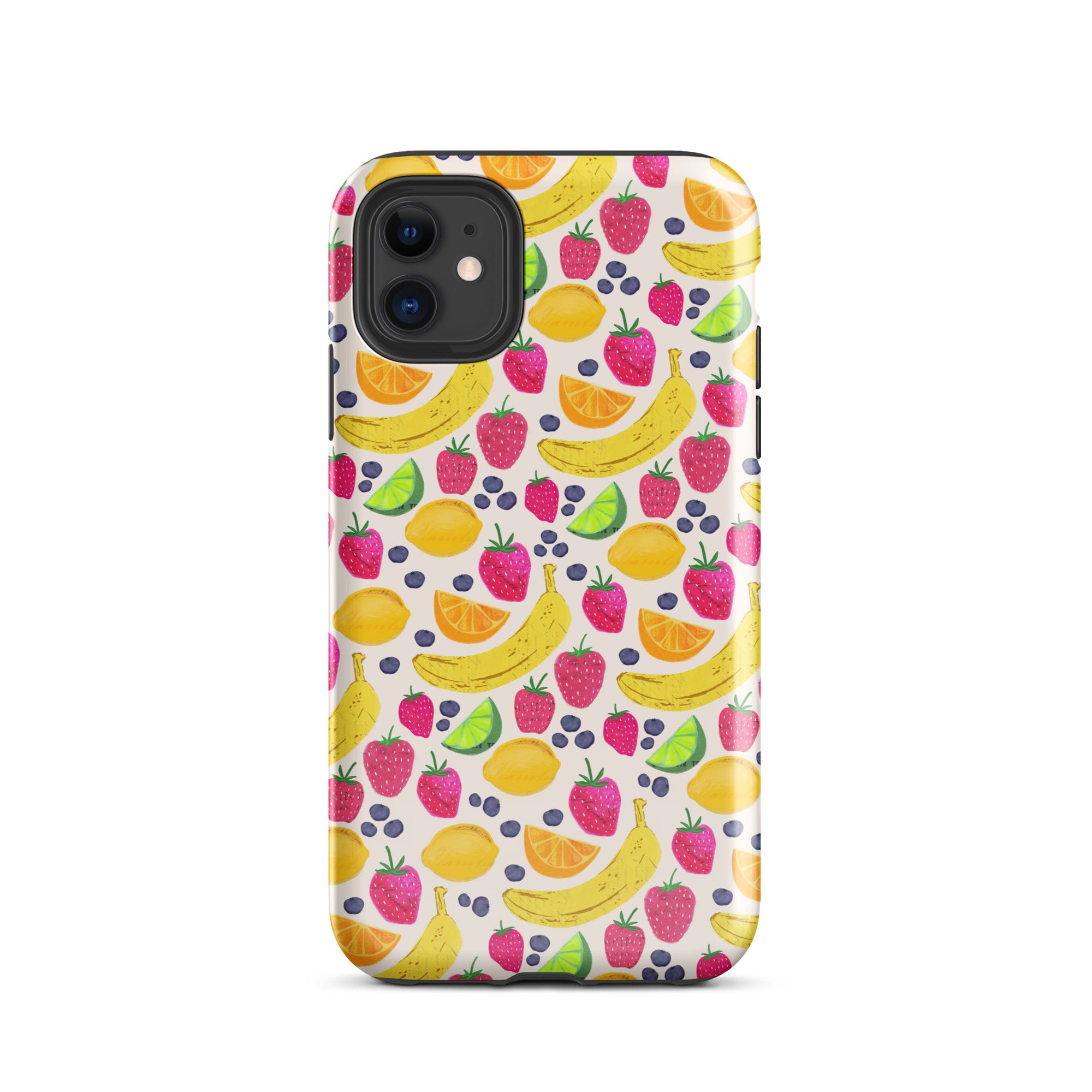 Patrón de frutas - Funda resistente para iPhone®