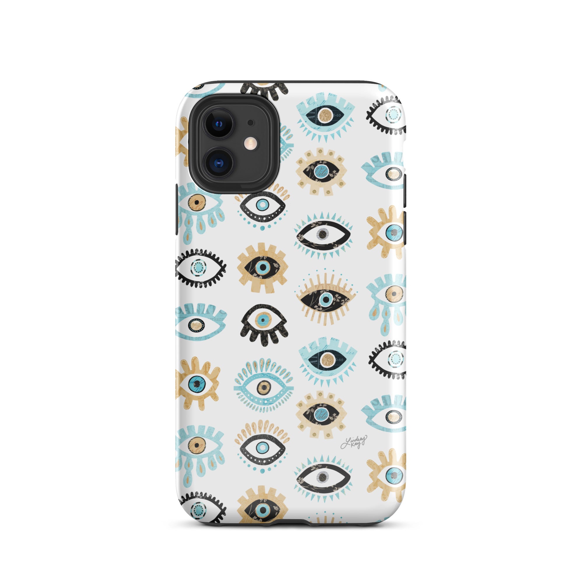 Patrón de mal de ojo - Funda resistente para iPhone®