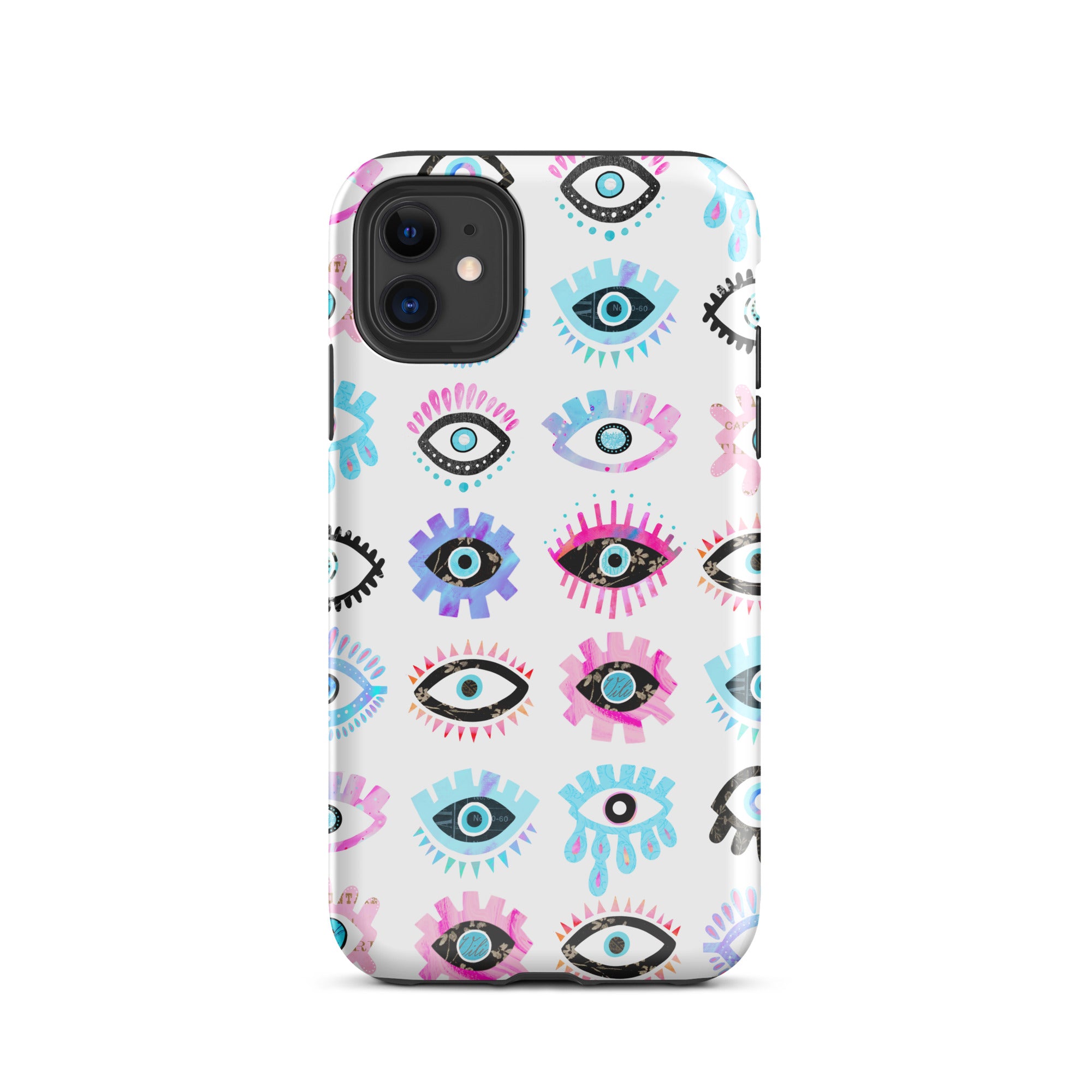 Evil Eyes (Pink/Blue) - Tough Case for iPhone®