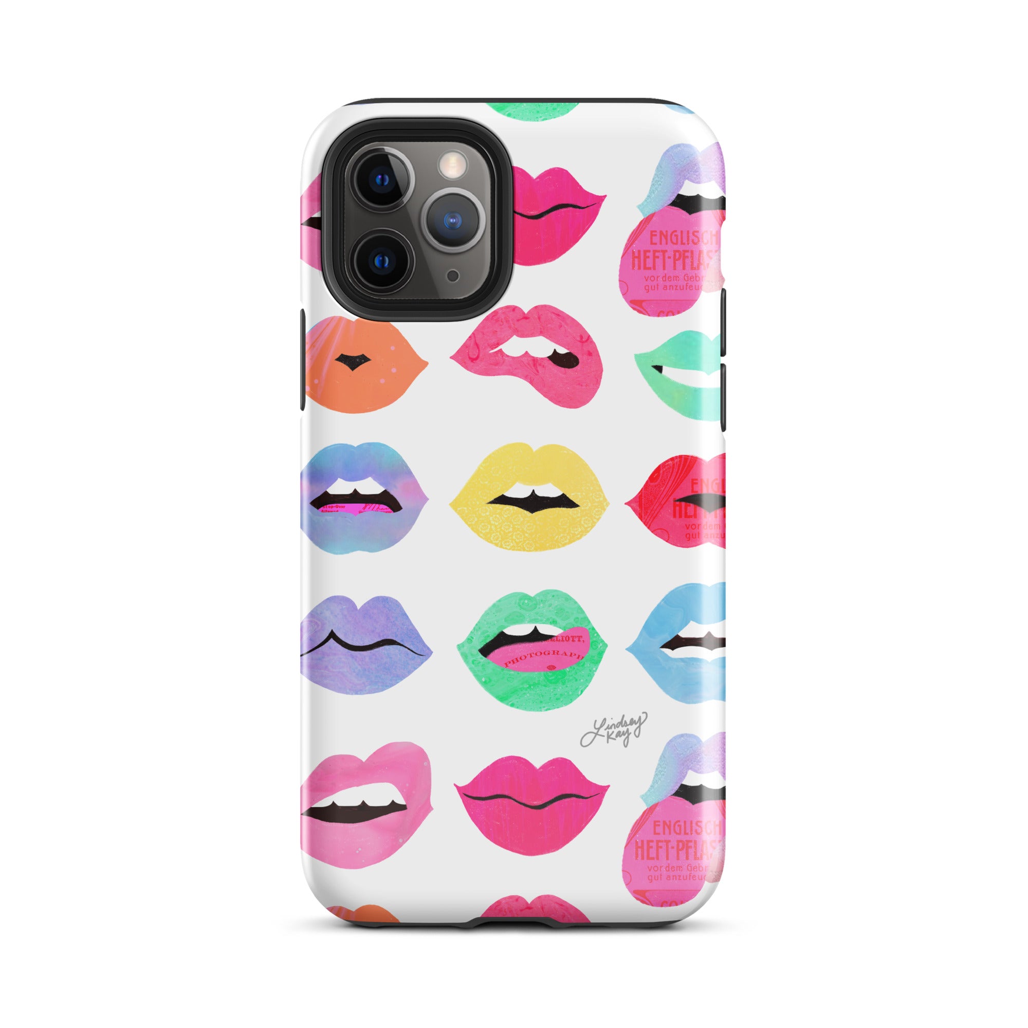 Labios de amor arcoíris - Funda resistente para iPhone®