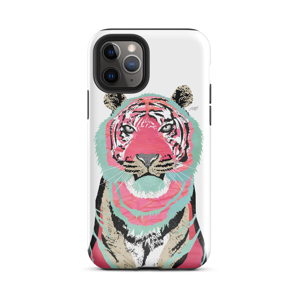 Pink Tiger Collage - Tough Case for iPhone®