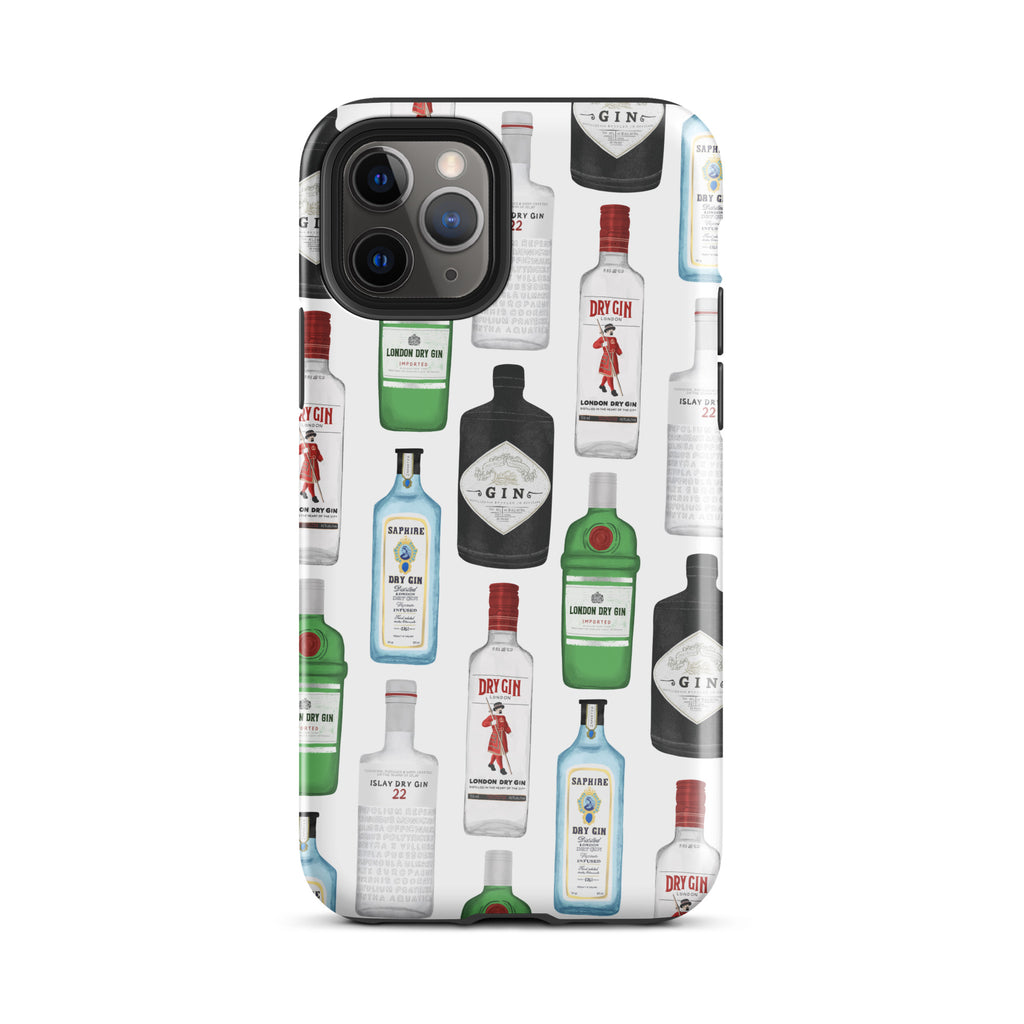 Gin Bottles Illustration - Tough Case for iPhone®