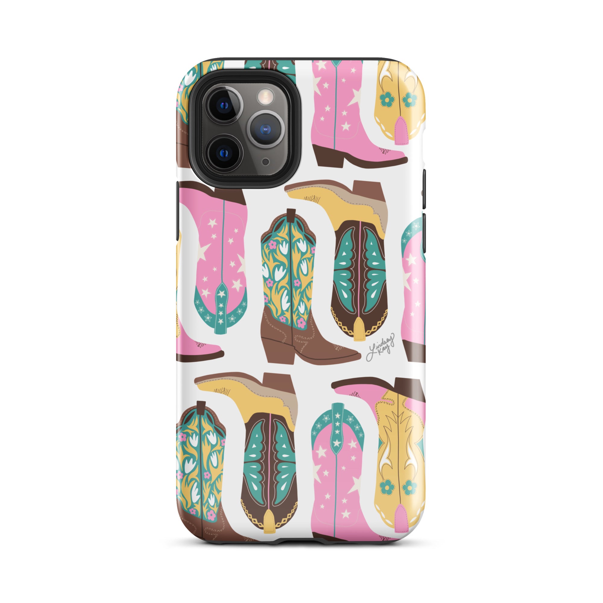 Ilustración de botas de vaquero - Funda resistente para iPhone®