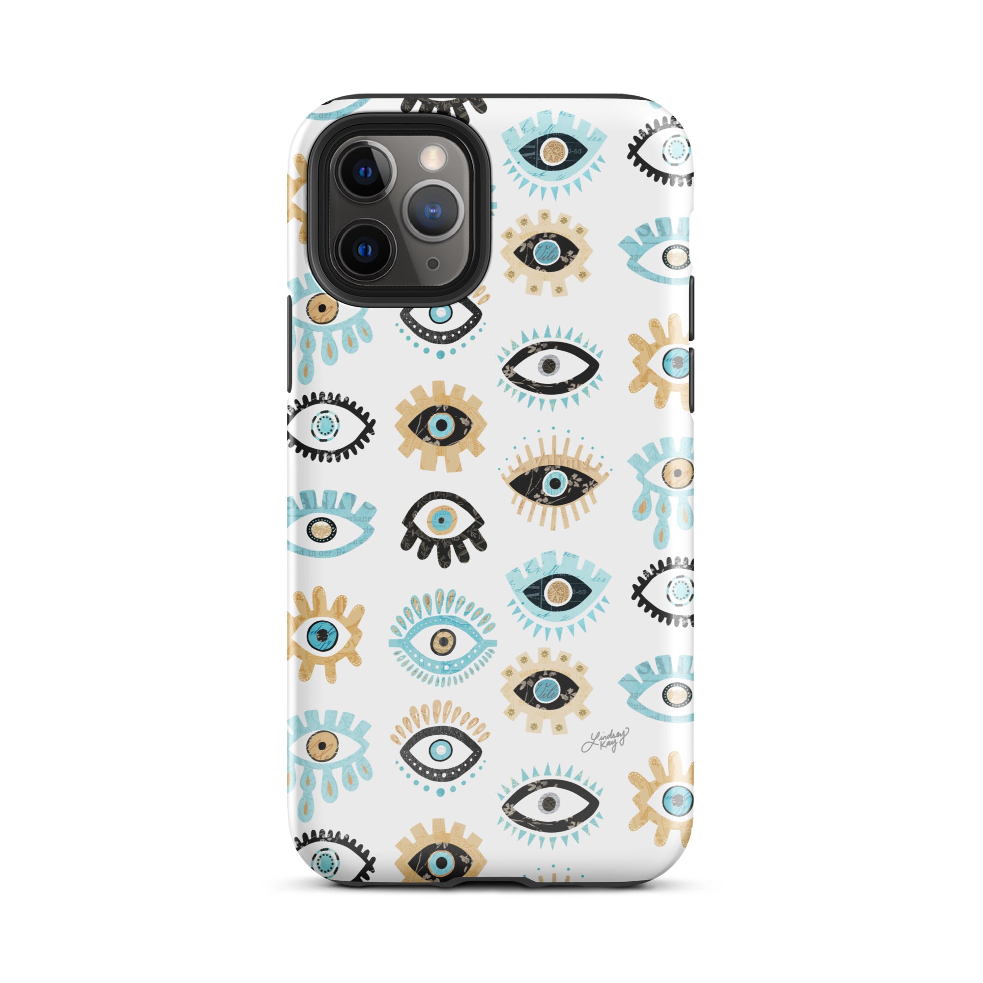 Patrón de mal de ojo - Funda resistente para iPhone®