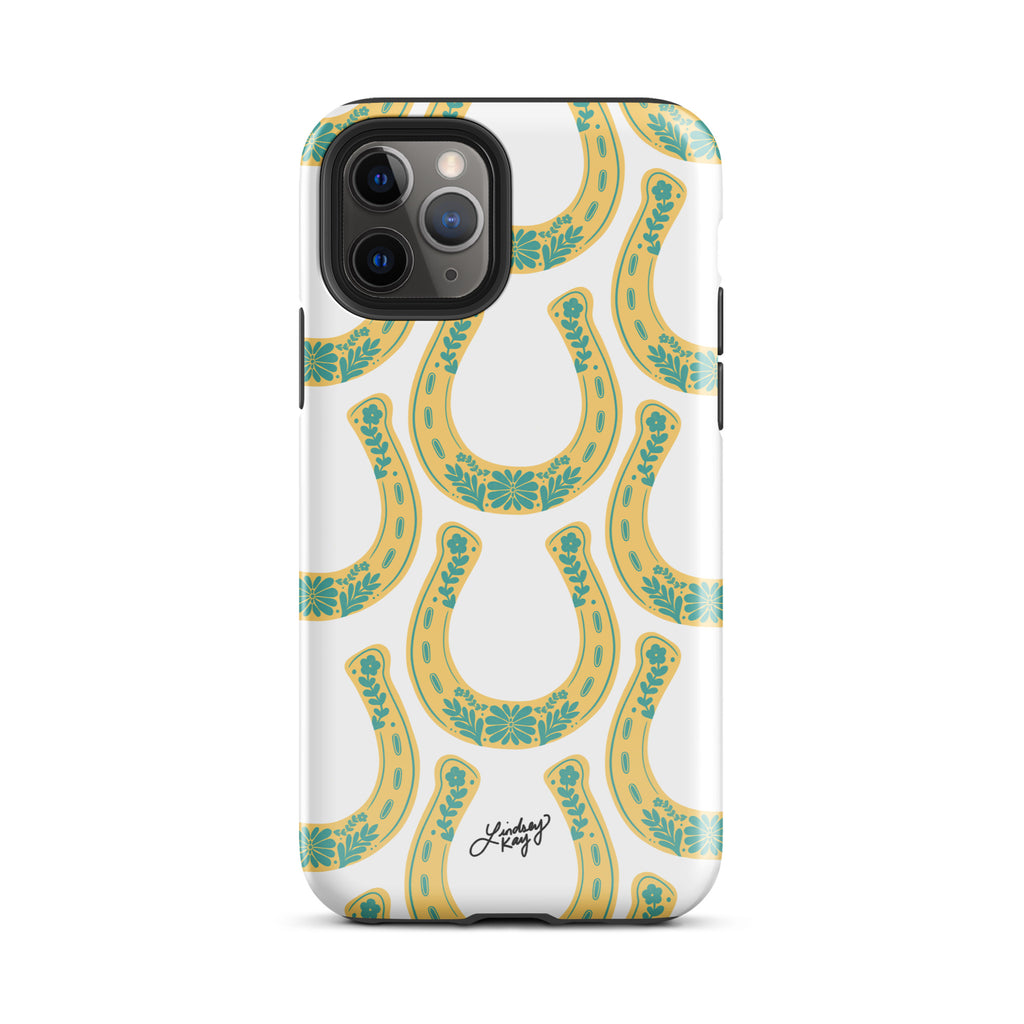 Horseshoe Illustration Pattern - Tough Case for iPhone®